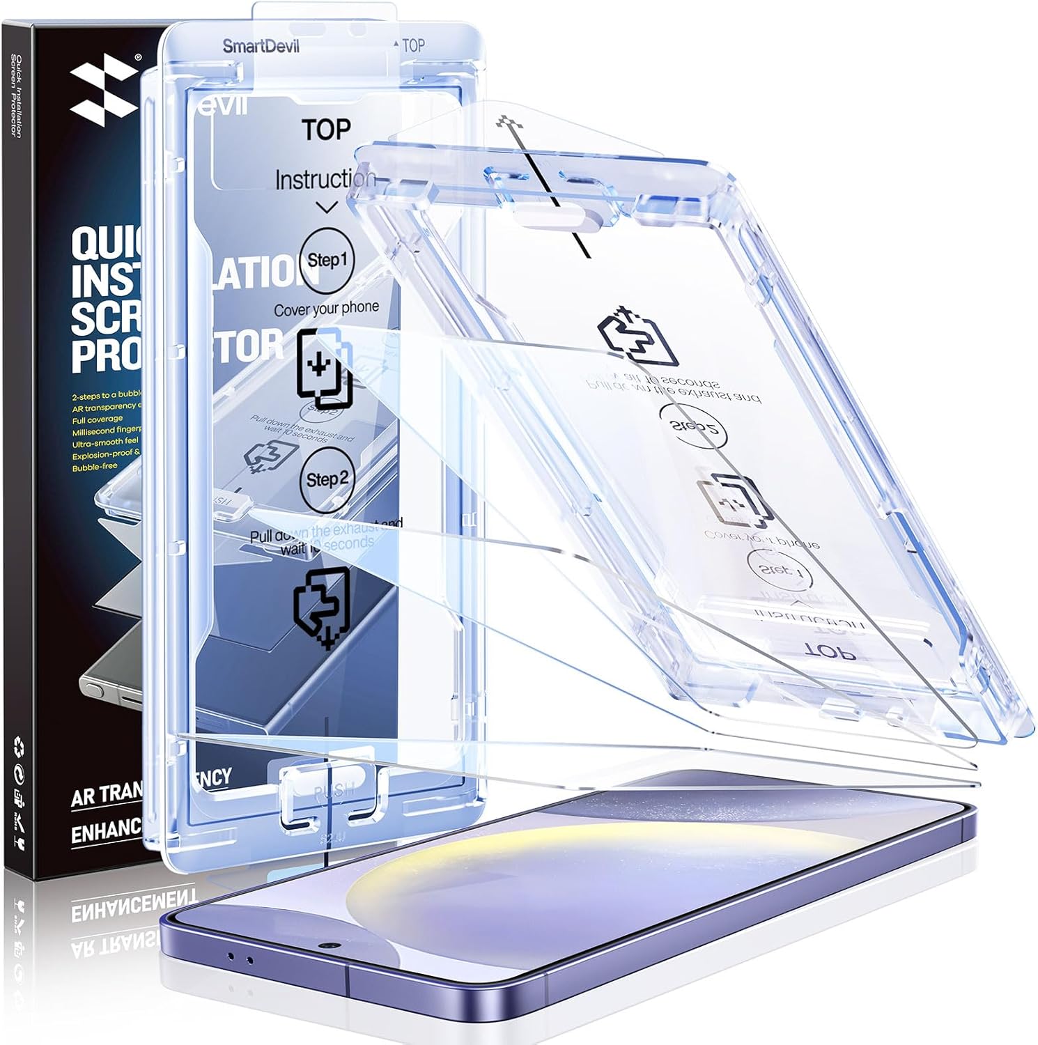 3 Pack for Samsung Galaxy S24 Ultra Screen Protecto